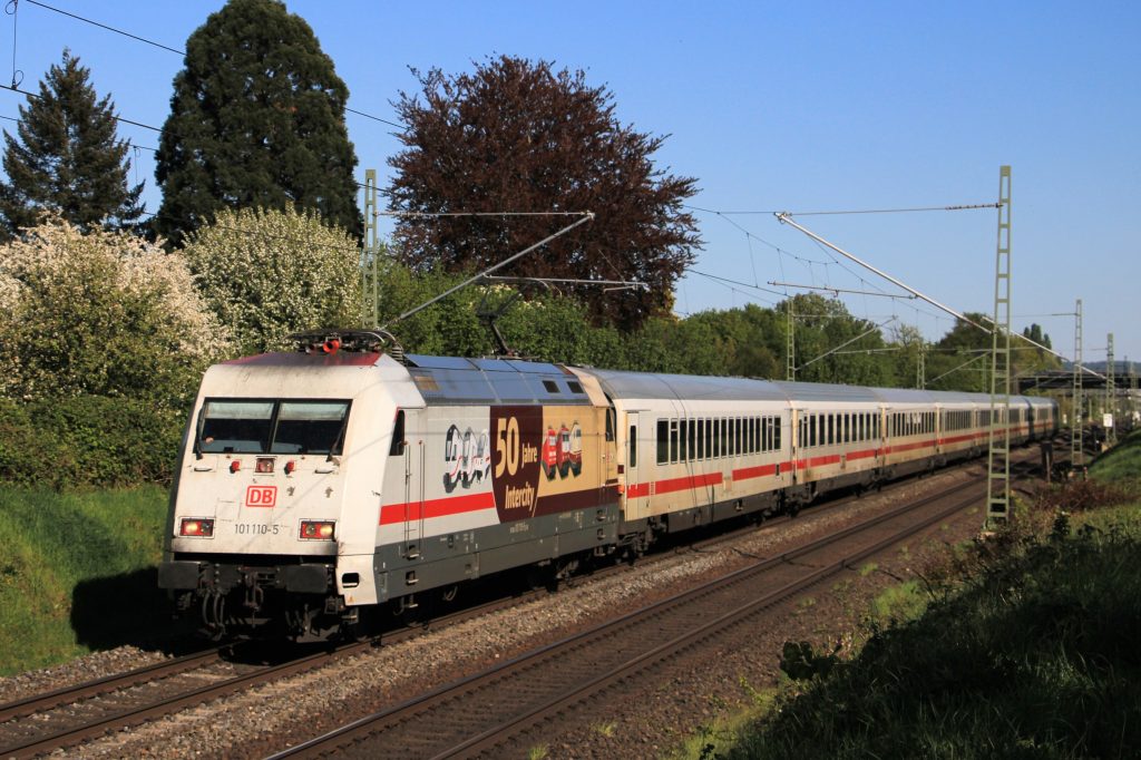 DB Fernverkehr IC1 50 Jahre Intercity Sonderbeklebung Bonn Tannenbusch